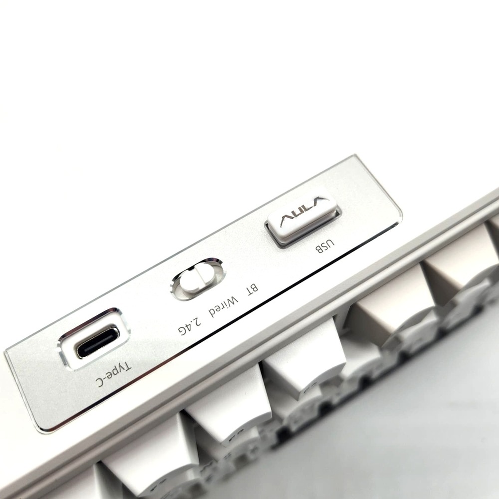 AULA F99 Wireless Mechanical Keyboard Tri-Mode BT 2.4G Hot-Swap RGB Black - Picture 3 of 9